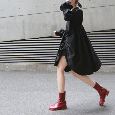 Vestido Camisa con Corte Irregular - Image 14