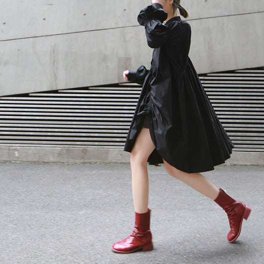 Vestido Camisa con Corte Irregular - Image 14