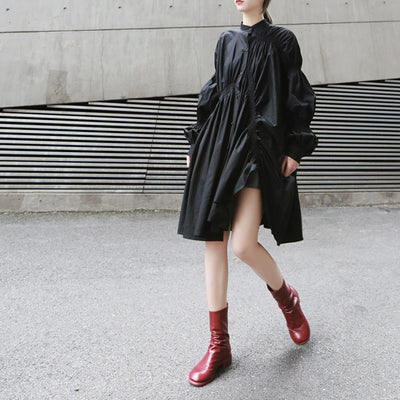 Vestido Camisa con Corte Irregular - Image 15