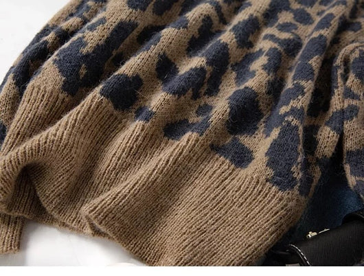 Suéter Mohair Estampado Leopardo - Image 12