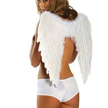 Disfraz Ángel Sensual para Adultos - Alas y Lencería para Juegos de Rol - Image 4