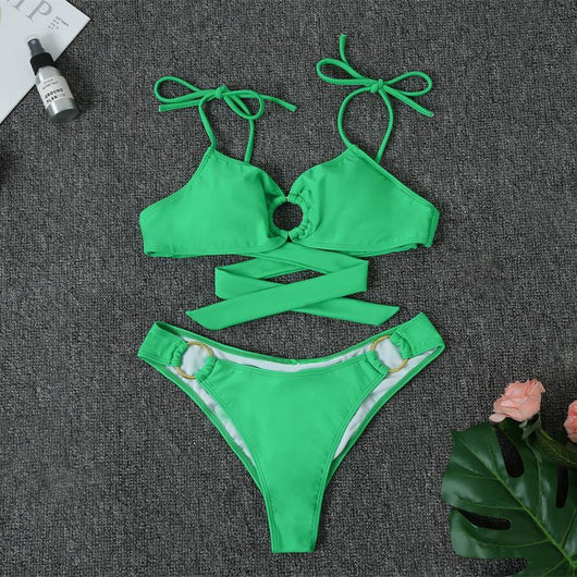 Bikini Halter de Tres Puntos - Image 15
