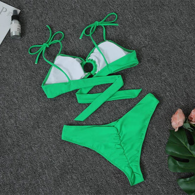 Bikini Halter de Tres Puntos - Image 17