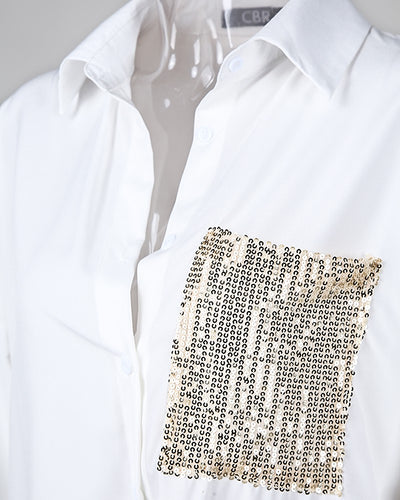 Conjunto de Dos Piezas con Lentejuelas y Tela Elástica para Mujer - Image 13