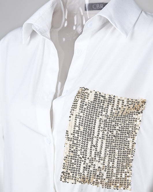 Conjunto de Dos Piezas con Lentejuelas y Tela Elástica para Mujer - Image 13