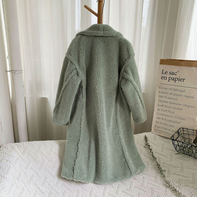 Abrigo Largo de Piel para Mujer - Otoño e Invierno - Image 21