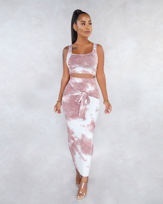 Chaleco Minifalda Tie-Dye Sensual - Image 10