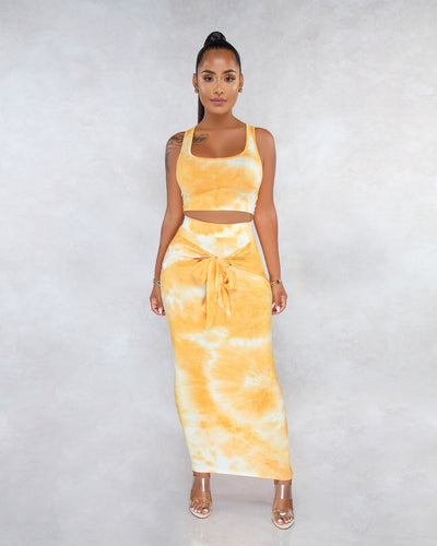 Chaleco Minifalda Tie-Dye Sensual - Image 13