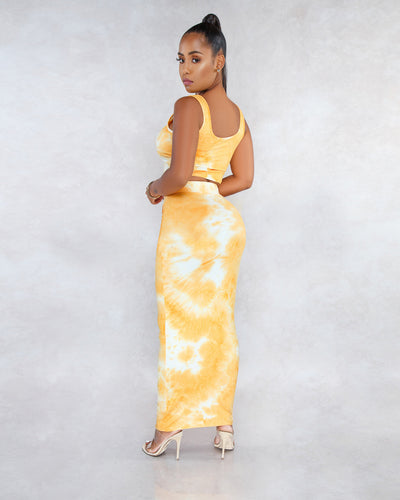 Chaleco Minifalda Tie-Dye Sensual - Image 15