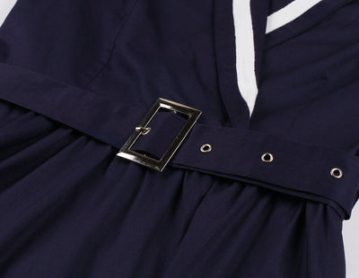 Vestido Elegante con Escote en V Profundo y Mangas Abullonadas - Image 13