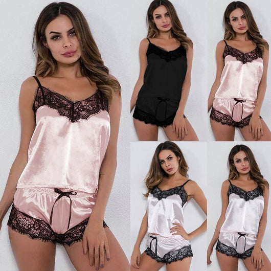 Conjunto de Pijama de Encaje para Mujer - Image 8