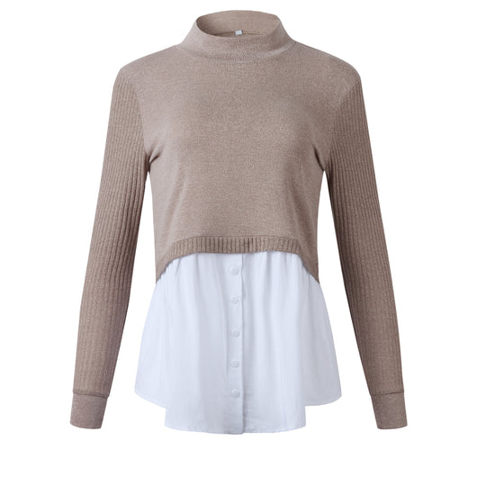 Blusa de Manga Larga con Detalles de Costura para Mujer - Image 7