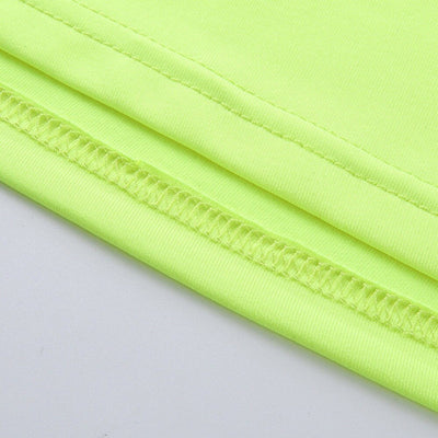 Top Strapless Fluorescente de Color Sólido para Mujer - Image 13