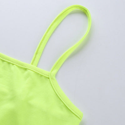 Top Strapless Fluorescente de Color Sólido para Mujer - Image 14