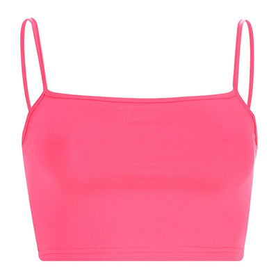 Top Strapless Fluorescente de Color Sólido para Mujer - Image 15