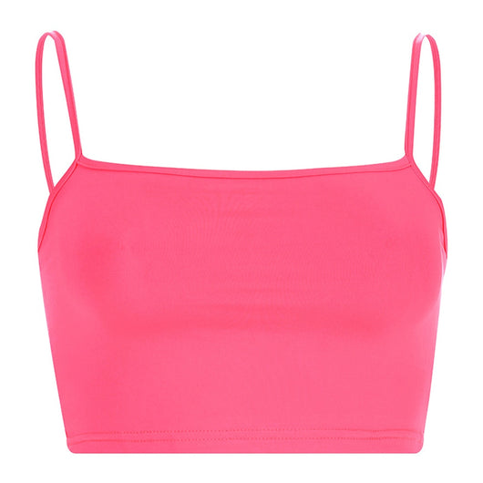 Top Strapless Fluorescente de Color Sólido para Mujer - Image 15
