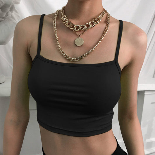 Top Strapless Fluorescente de Color Sólido para Mujer - Image 18