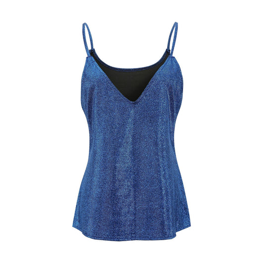 Top Escotado con Tirantes Dorados - Chaleco Casual Sexy - Image 11