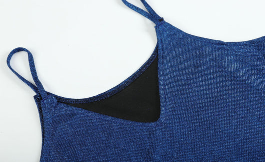 Top Escotado con Tirantes Dorados - Chaleco Casual Sexy - Image 13
