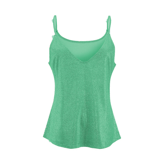 Top Escotado con Tirantes Dorados - Chaleco Casual Sexy - Image 19