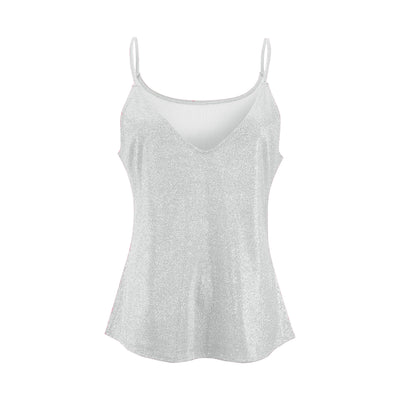 Top Escotado con Tirantes Dorados - Chaleco Casual Sexy - Image 30