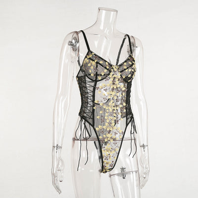 Jumpsuit de Encaje Bordado Elegante para uso en Ecuador - Image 43