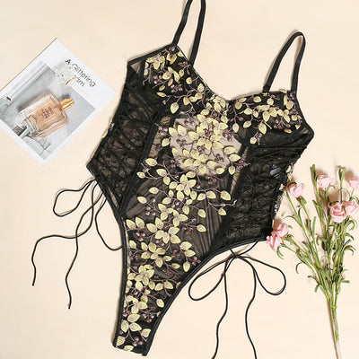 Jumpsuit de Encaje Bordado Elegante para uso en Ecuador - Image 47