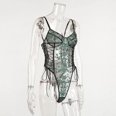 Jumpsuit de Encaje Bordado Elegante para uso en Ecuador - Image 52