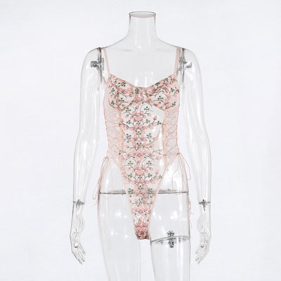 Jumpsuit de Encaje Bordado Elegante para uso en Ecuador - Image 54