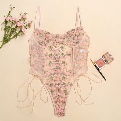 Jumpsuit de Encaje Bordado Elegante para uso en Ecuador - Image 57