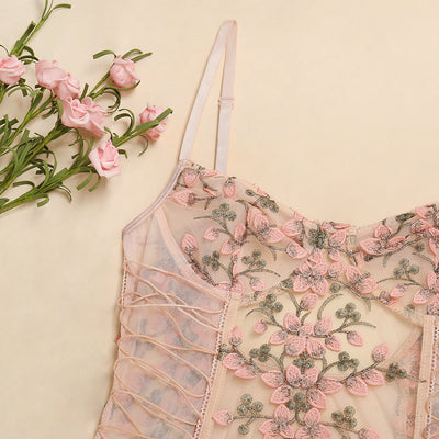 Jumpsuit de Encaje Bordado Elegante para uso en Ecuador - Image 58