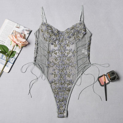 Jumpsuit de Encaje Bordado Elegante para uso en Ecuador - Image 73