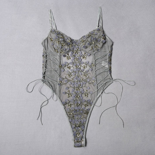 Jumpsuit de Encaje Bordado Elegante para uso en Ecuador - Image 74