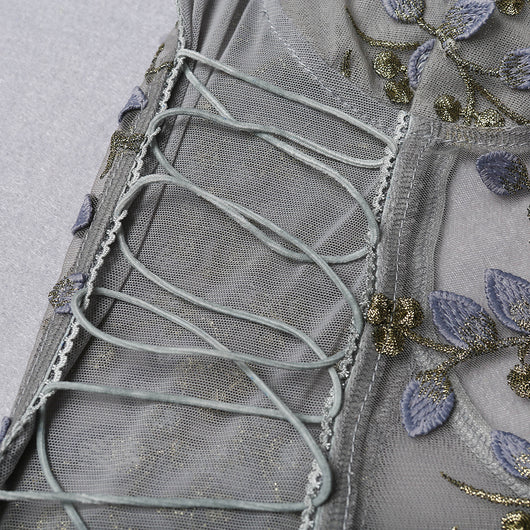 Jumpsuit de Encaje Bordado Elegante para uso en Ecuador - Image 78
