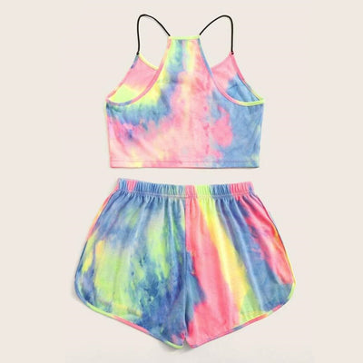 Ropa de Casa Tie-Dye Colorida y Cómoda - Image 3