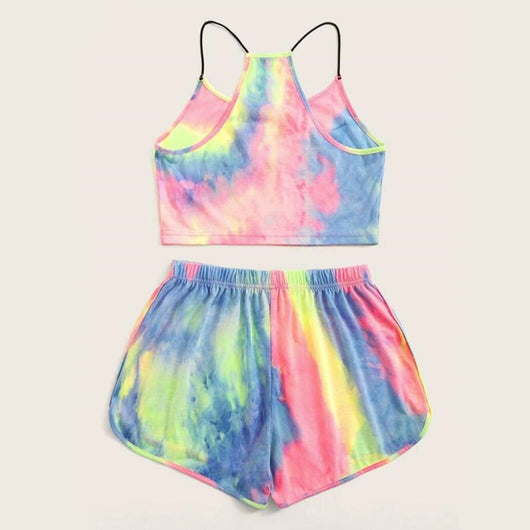 Ropa de Casa Tie-Dye Colorida y Cómoda - Image 3