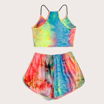 Ropa de Casa Tie-Dye Colorida y Cómoda - Image 7