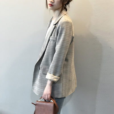 Conjunto de Blazer Cuadros Retro - Traje Vintage Clásico - Image 23