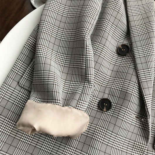 Conjunto de Blazer Cuadros Retro - Traje Vintage Clásico - Image 38
