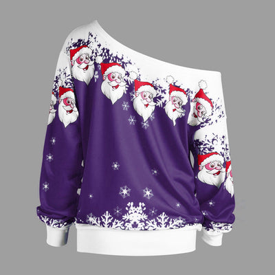 Suéter Navideño Asimétrico de Papá Noel - Image 12