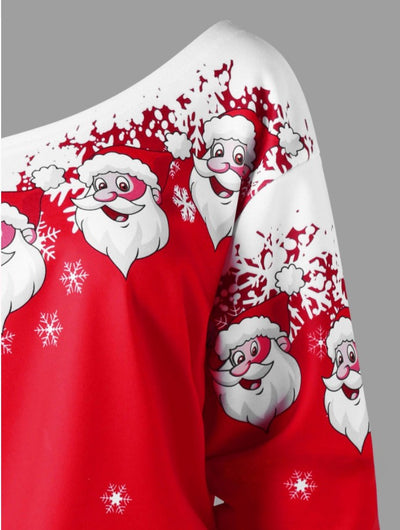Suéter Navideño Asimétrico de Papá Noel - Image 20