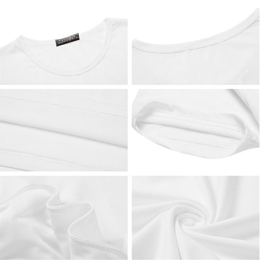 Playera Artística con Estampado Abstracto Pintado a Mano - Image 10