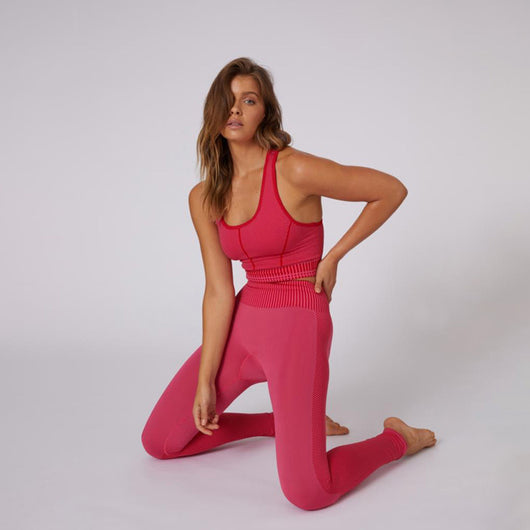 Conjunto de Yoga sin Costuras de Cintura Alta para Mujer - Image 9