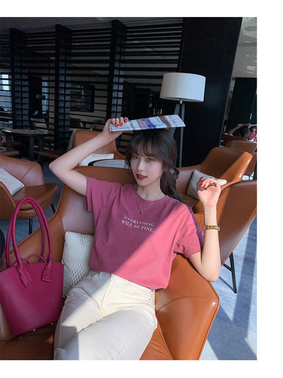 Blusa de Verano Suelta con Manga Corta para Mujer - Image 18