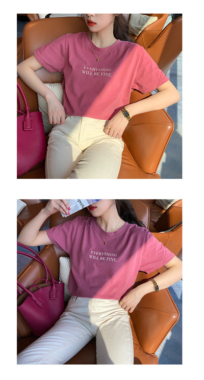 Blusa de Verano Suelta con Manga Corta para Mujer - Image 19