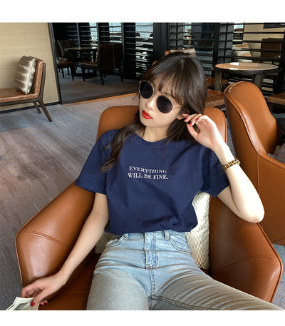 Blusa de Verano Suelta con Manga Corta para Mujer - Image 24