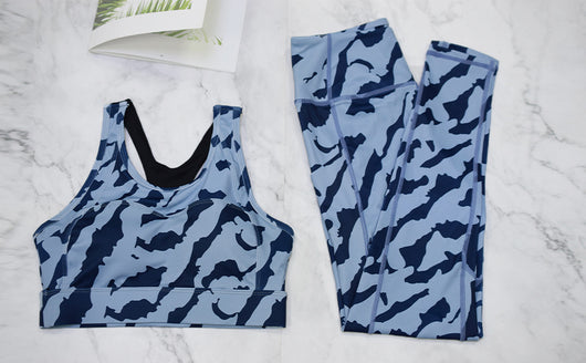 Conjunto de Yoga Estampado Leopardo - Image 40