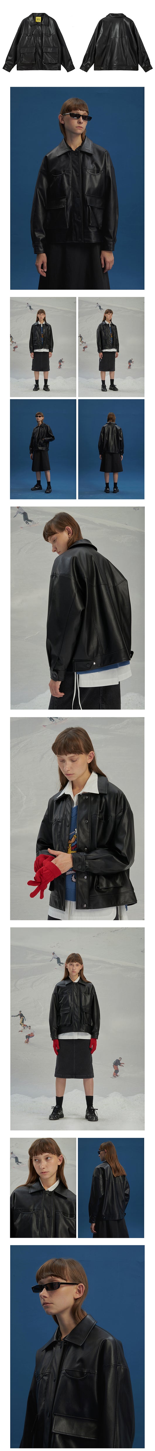Chaqueta de Cuero para Motociclista - Image 5