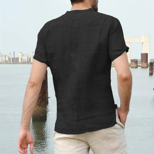Camisa de Lino Casper - Elegancia Casual para Hombre - Image 17