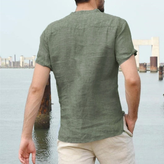Camisa de Lino Casper - Elegancia Casual para Hombre - Image 19
